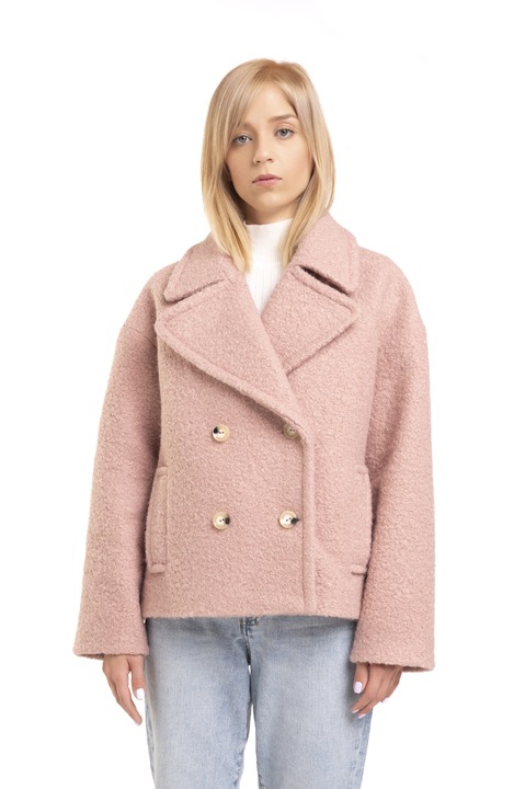 Palton scurt Copenhaga - Ash Rose