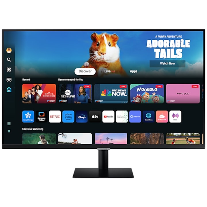 Samsung LS32DM500EUXDU VA LED Smart monitor, 32", FullHD, 4ms, HDR10, HDMI, Fekete