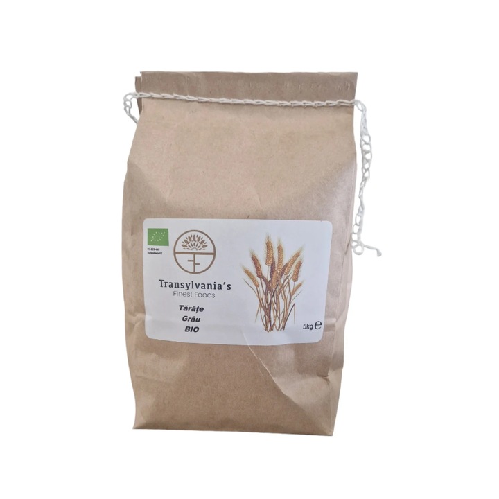 Tarate din grau ecologic, 1kg, Transylvania's Finest Foods