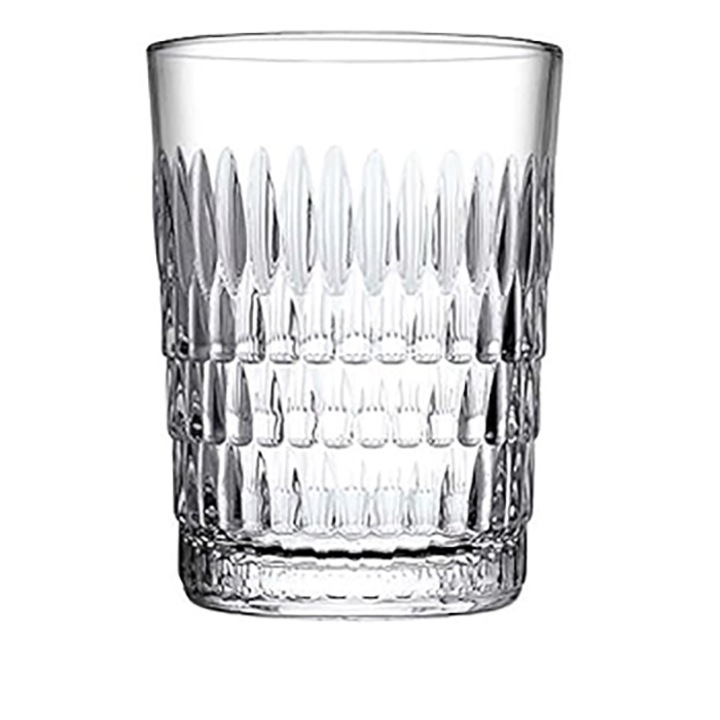 Комплект стъклени чаши за вода Rain, Pasabahce, 250 ml, 6 бр