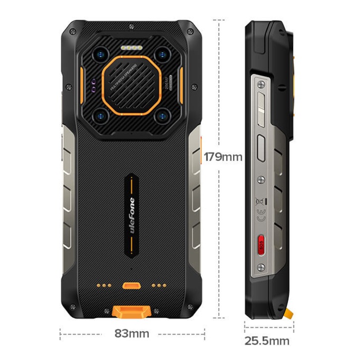 Смартфон Ulefone Armor 26 Ultra 512GB 12GB RAM, 5G, Android 13, 200 MP, Li-Po 15600 mAh
