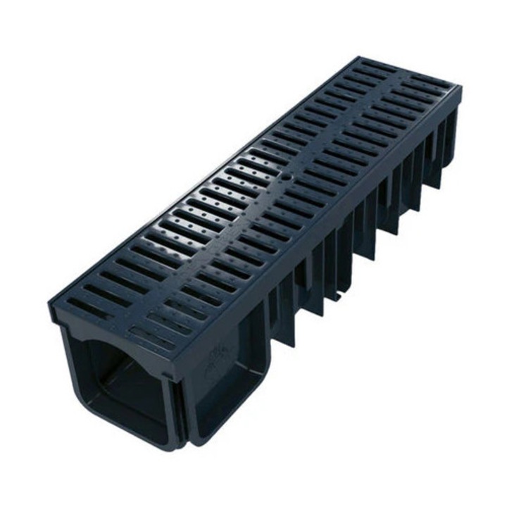 Canal liniar Devorex Xdrain Drengam, 130/90, 0,5 m, negru