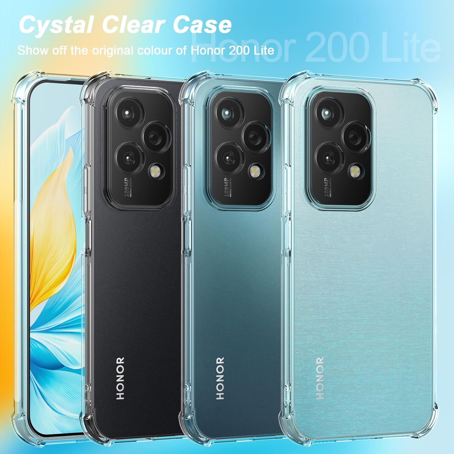 Husa pentru Honor 200 Lite Slim Anti-Shock 1.5mm reinforced corners Transparent