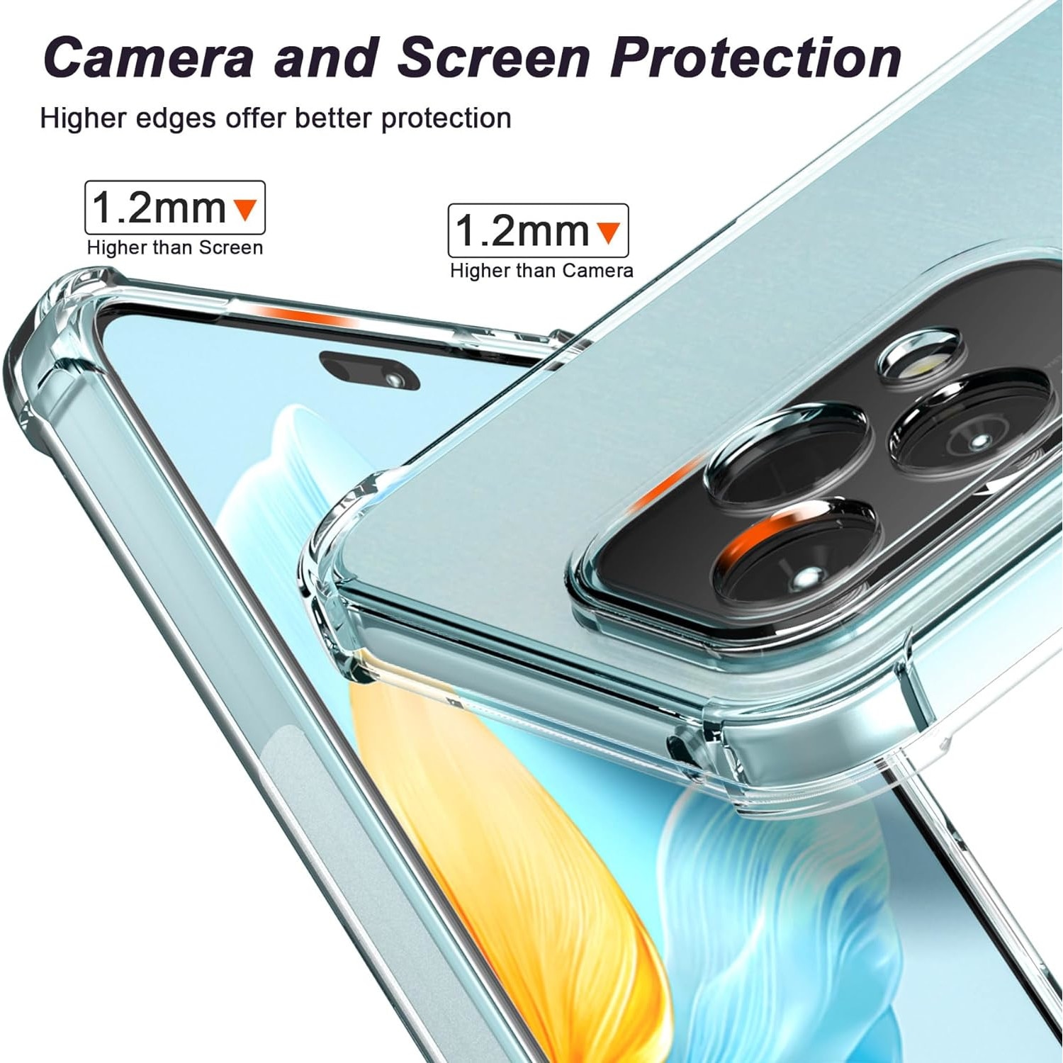 Husa pentru Honor 200 Lite Slim Anti-Shock 1.5mm reinforced corners Transparent