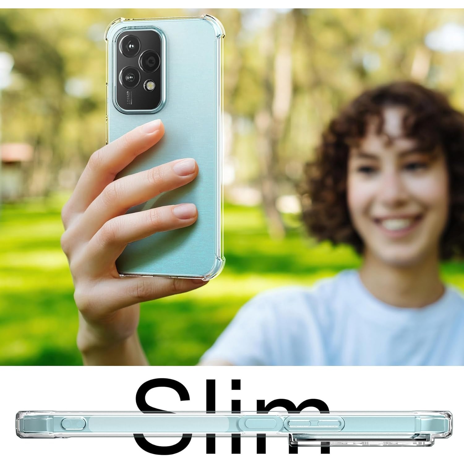 Husa pentru Honor 200 Lite Slim Anti-Shock 1.5mm reinforced corners Transparent