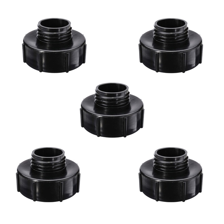 Set de 5 Adaptoare, MWAOWM, pentru Rezervoare IBC, Reducere DN100 la DN60, S100x8 la S60x6