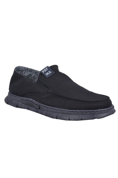 Pantofi casual barbati negru, Payma, Negru