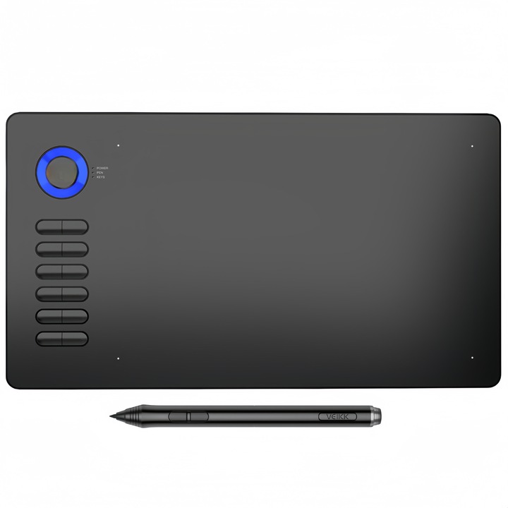 Tableta grafica, 10.6 inch, OTG+Android, 8192 niveluri presiune, USB Type-C, Negru