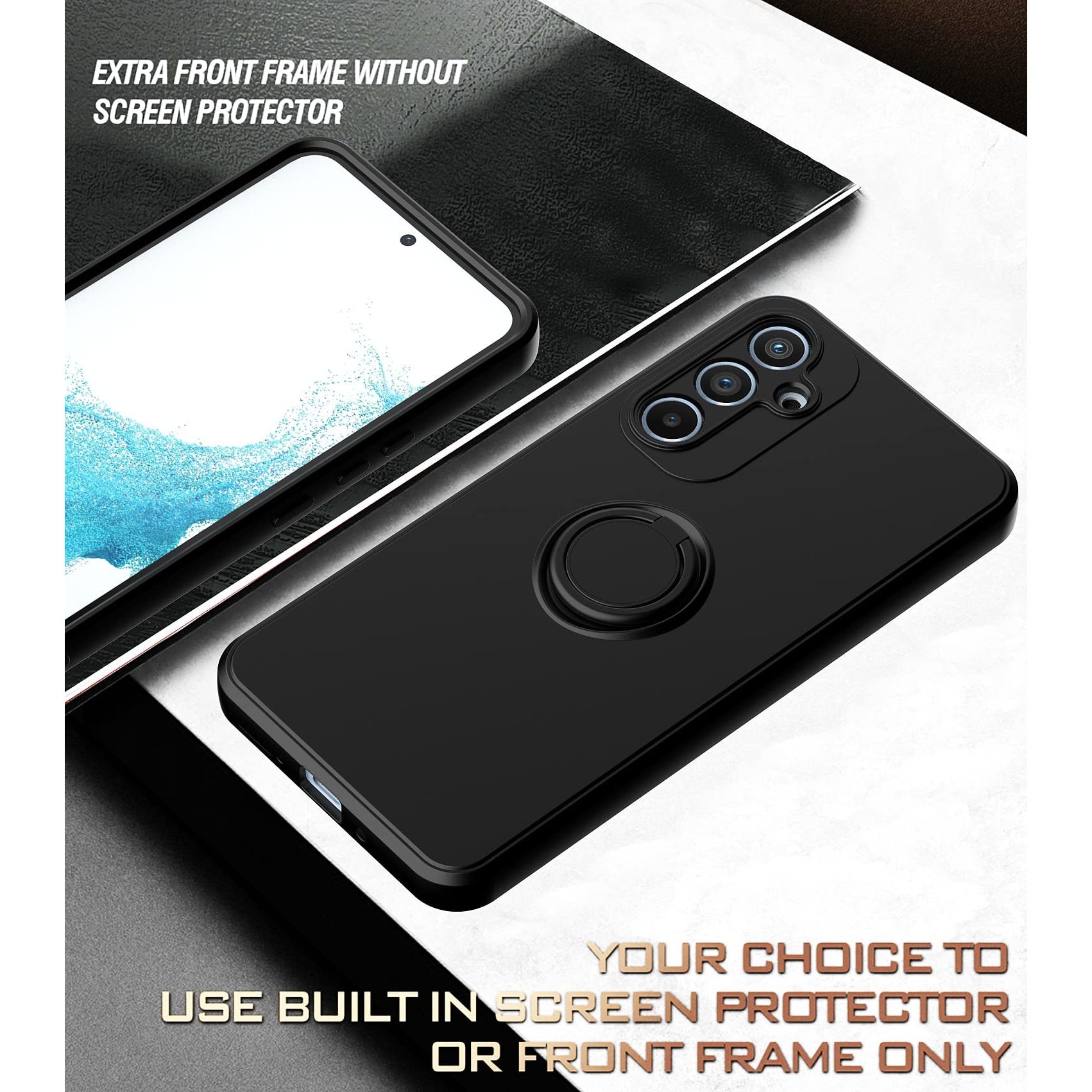 Husa telefon penru Samsung Galaxy A54 5G, silicon lichid, negru
