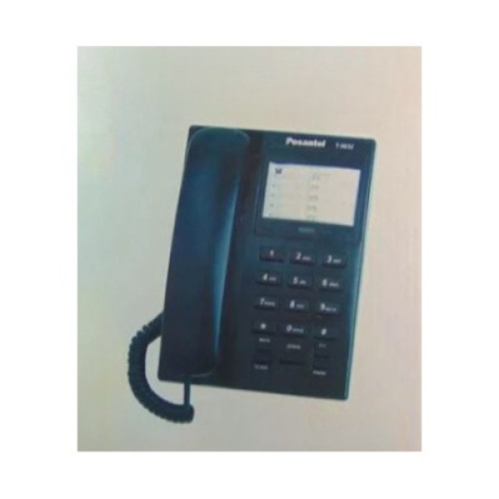Posantel vezetékes telefon, fekete