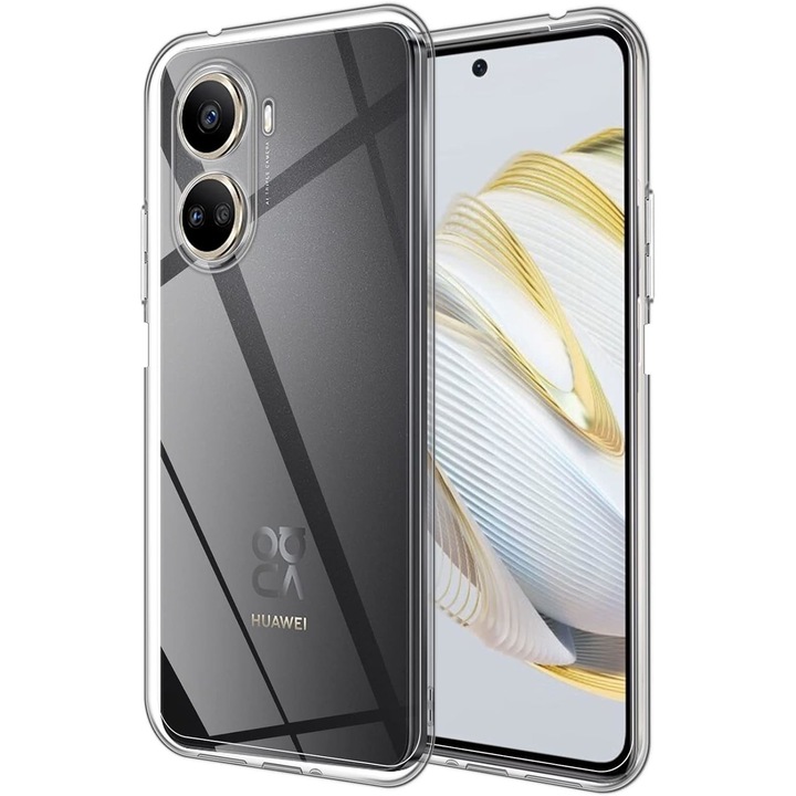 Кейс за Huawei Nova 12 SE Slim Anti-Shock 1.5mm, Прозрачен