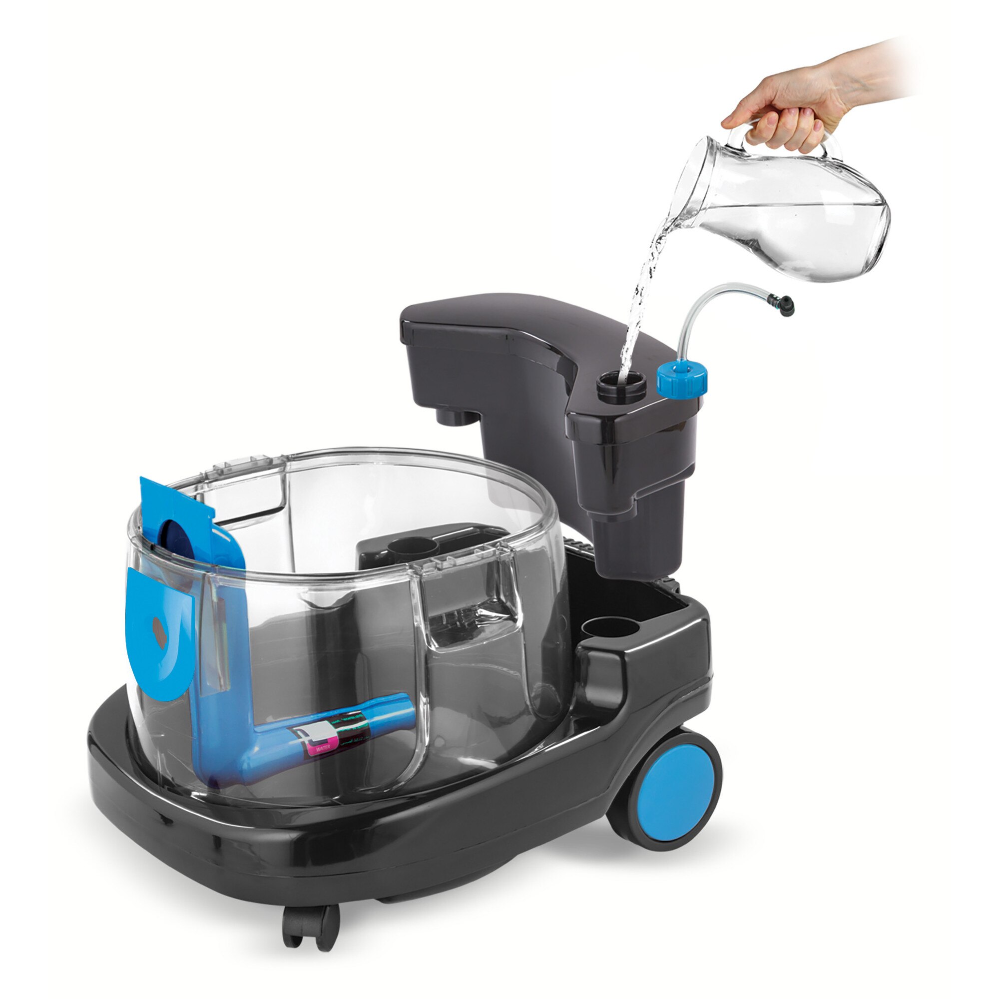 Aspirator profesional Zilan ZLN2013 cu spalare injectie extractie, aspirare uscata si umeda, 2200W