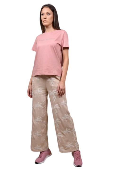 Семпла тениска Mentana, Розово, One Size