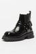 Bronx, Ghete biker de piele, Negru