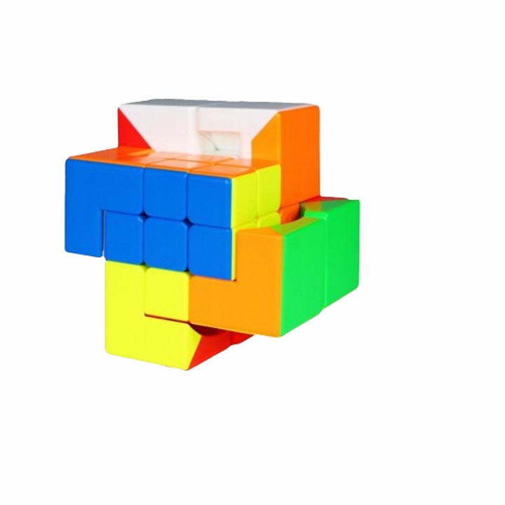Cub magic, tip puzzle, cu forme multiple, plastic