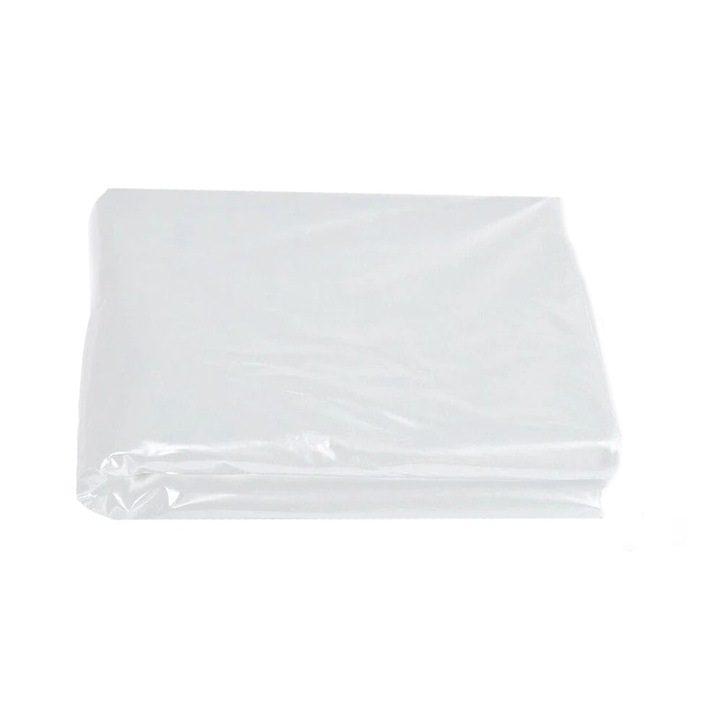 Folie de acoperire pentru sere sau solarii, PROCART, 150 microni, latime 12 m, lungime 1 m, rezistenta UV, polietilena