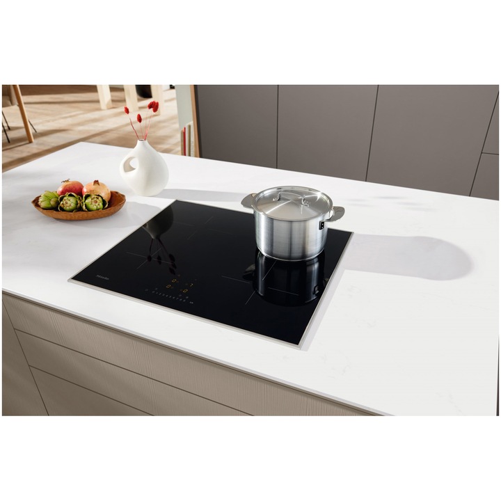 Plita incorporabila Miele KM 7363 FR, Inductie, 4 zone de gatit ...