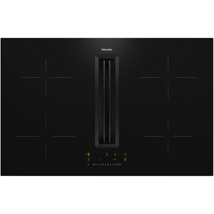 Плот за вграждане Miele KMDA 7272 FL-U, Индукция, 4 зони за готвене, Motor Silence, Plug&Play, Con@ctivity, ComfortSelect Plus, Клас A+, 60 см, Черен