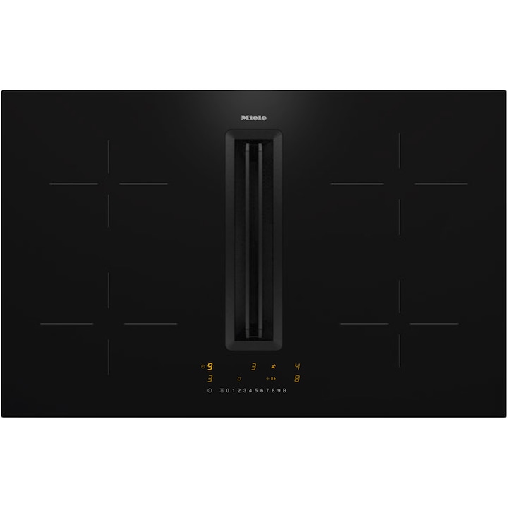 Плот за вграждане Miele KMDA 7272 FL-U, Индукция, 4 зони за готвене, Motor Silence, Plug&Play, Con@ctivity, ComfortSelect Plus, Клас A+, 60 см, Черен