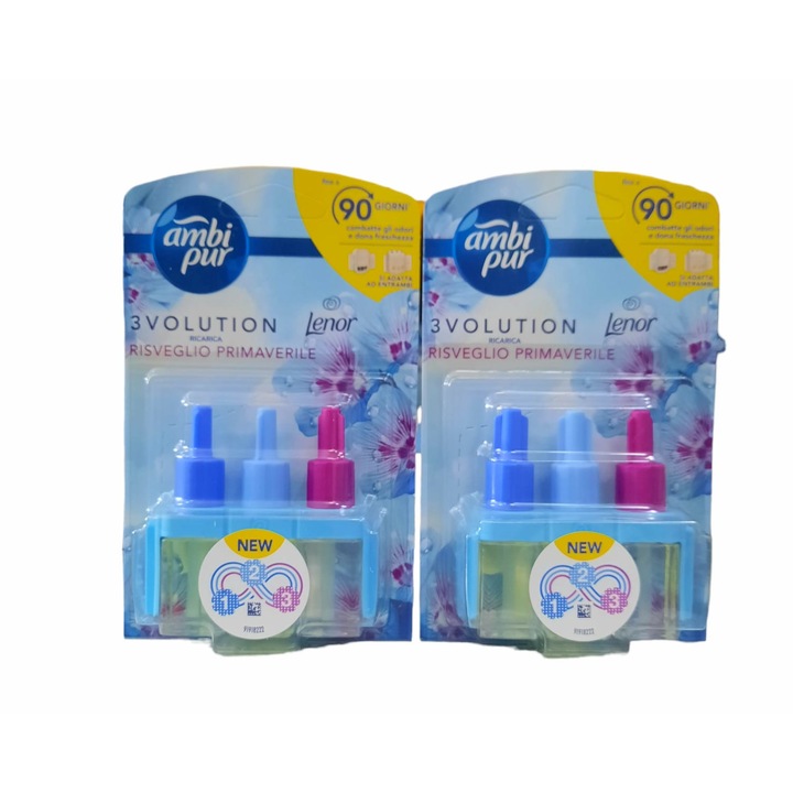 Комплект от 2 x Ароматизатор за резервна стая Ambi Pur 3Volution Risveglio Primaverile 20 ml