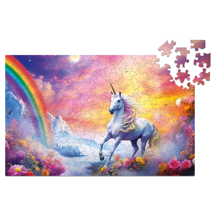 Puzzle, Milliwood, Galaxies Series, Unicorn, 34x22.5cm, 150 piese