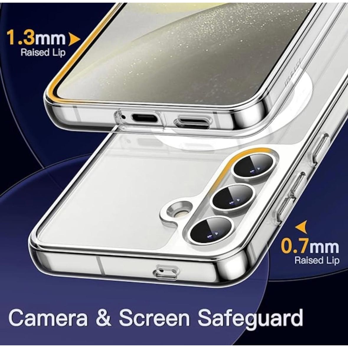 Husa de Protectie, Compatibila cu Samsung Galaxy S24 ULTRA, MagSafe, silicon, transparenta