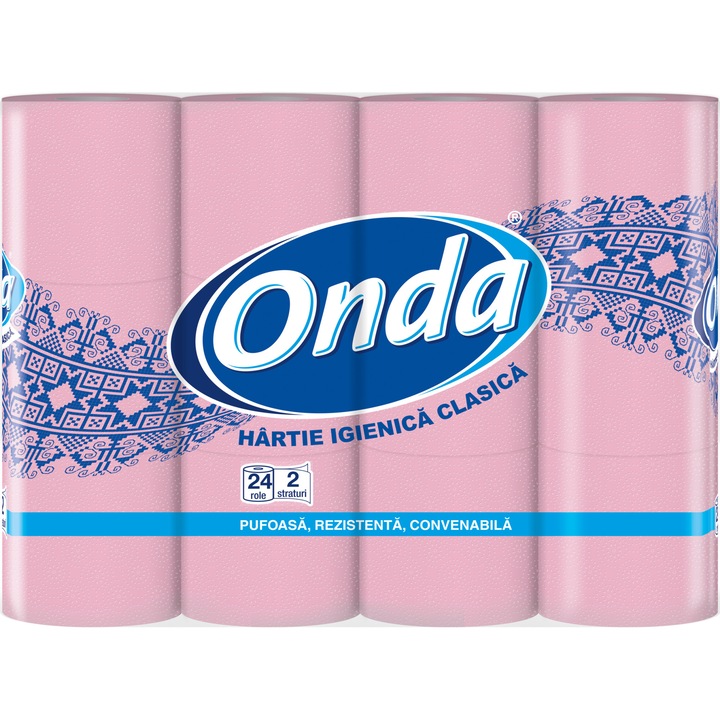 Hartie Igienica, Onda Roz, 24 role, 2 straturi