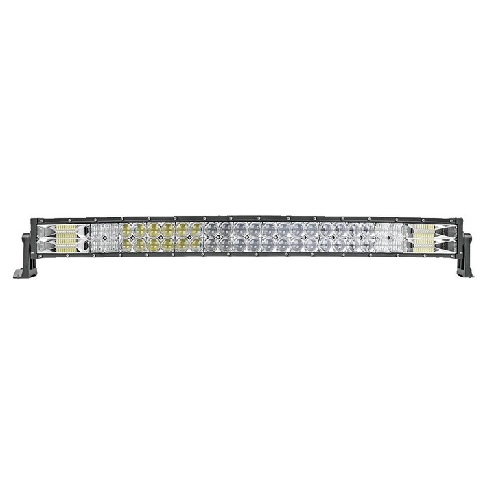 Bara LED Curbata 32", 70000LM, unghi larg, negru, 620W, 6000K-6500K, set