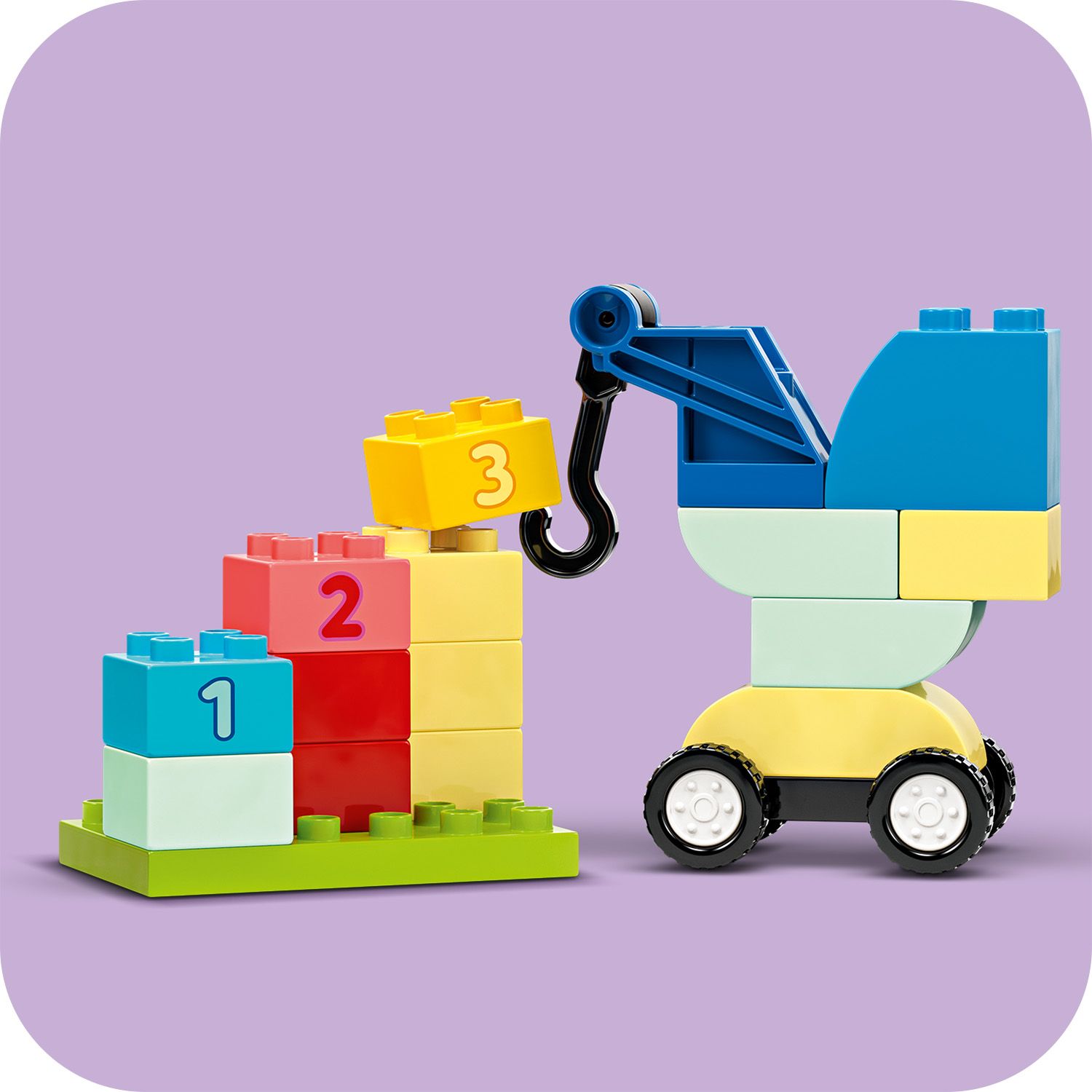 LEGO® DUPLO Classic - Cutie-caramida cu masinute si camioane 10439