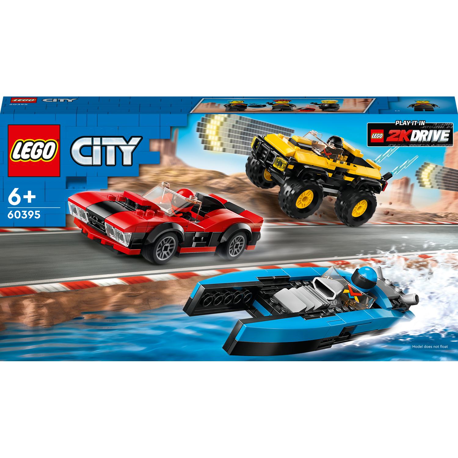 LEGO® CITY - Cursa cu monster truck-uri 60397, 301 piese - eMAG.ro