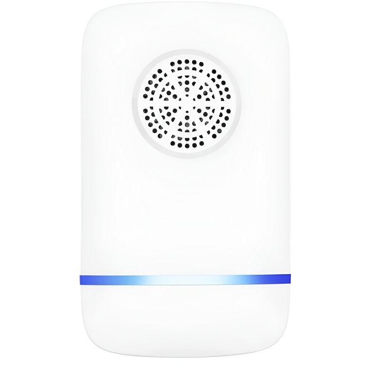 Aparat Impotriva Rozatoarelor Hasepe® Anti Gandaci Si Tantari Cu Ultrasunete 360° Acoperire 200Mp, Aparat Impotriva Rozatoarelor Si Insectelor Ecologic Fara Chimicale, Aparat Impotriva Rozatoarelor Sigur Pentru Copii Si Animale, Protectie Interior Casa