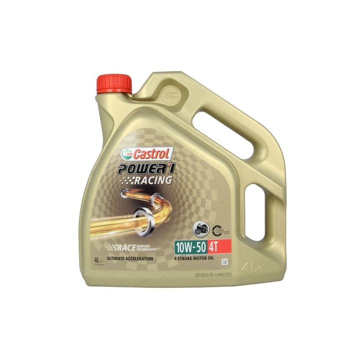 Ulei de motor Castrol Power Racing 10W50 4T API SN 4L