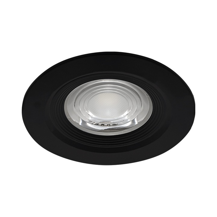 Spot cu led rotund, 7w, 3in1, ip54, negru