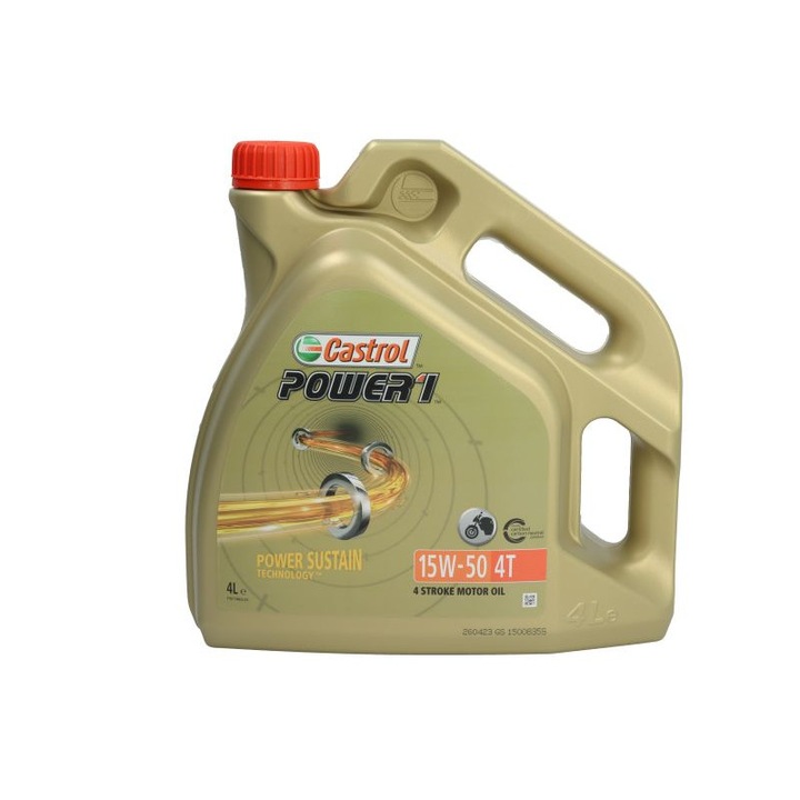 Ulei de motor Castrol Power 1 4T 15W50 API SN 4L