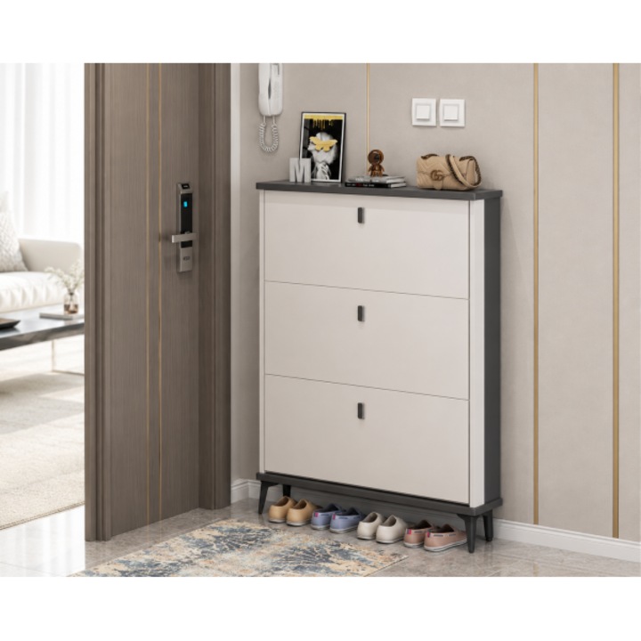 Pantofar 603 MDF, 90x24x118cm, White