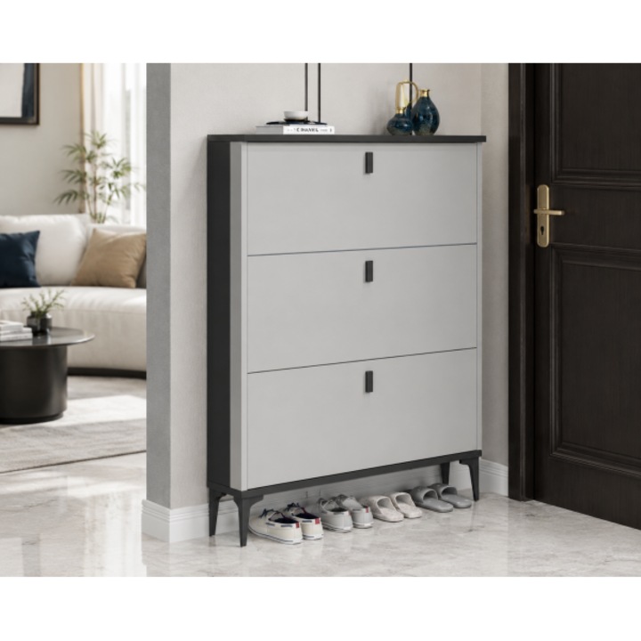 Pantofar 603 MDF Grey 100x24x118cm