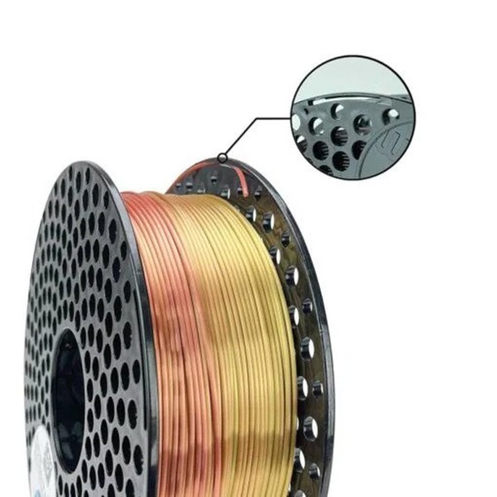 Filament AzureFilm PLA 1.75 Silk Rainbow Harmony 1Kg