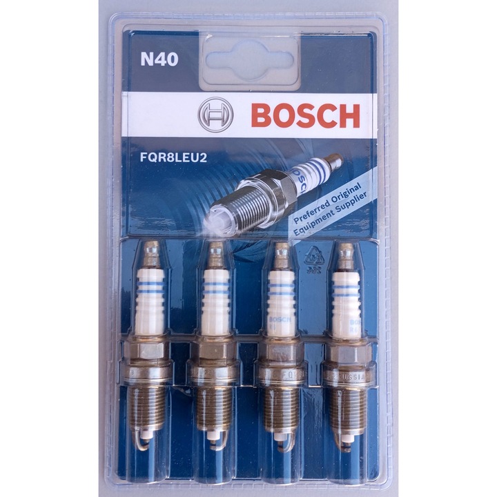 Комплект от 4 запалителни свещи, BOSCH, FQR8LEU2