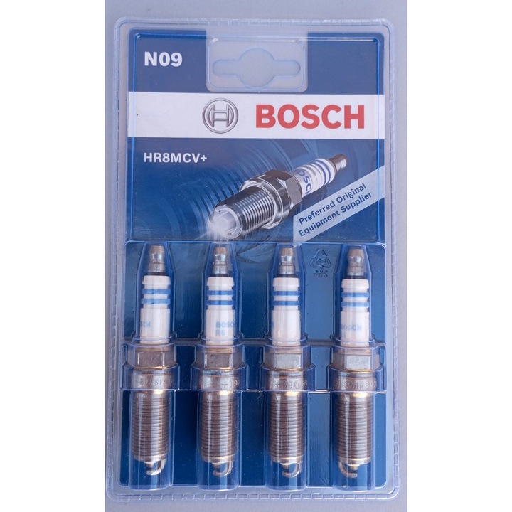 Комплект запалителни свещи BOSCH HR8MCV+ (4 бр.)