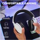 Casti Gaming Wireless Trust GXT491 FAYZO, headset, 7.1 USB Surround Sound, RGB, autonomie pana la 22 de ore, noise cancelling, microfon, compatibil laptop, PS5, PS4, Alb