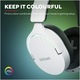 Casti Gaming Wireless Trust GXT491 FAYZO, headset, 7.1 USB Surround Sound, RGB, autonomie pana la 22 de ore, noise cancelling, microfon, compatibil laptop, PS5, PS4, Alb