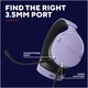 Trust GXT491 FAYZO vezeték nélküli gaming fejhallgató, 7.1 USB Surround Sound, RGB, akár 22 óra üzemidő, zajszűrés, mikrofon, laptop, PS5, PS4 kompatibilis, Lila