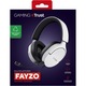 Trust GXT489 FAYZO vezetékes gaming fejhallgató, Kompatibilis PC-vel, PS5, PS4, Xbox Series X|S, Switch, mobil, Mikrofon, Zajszűrő, Fehér