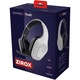 Trust GXT415P ZIROX vezetékes gaming fejhallgató, 50mm meghajtók, összecsukható mikrofon, PC, PS4/PS5/Xbox kompatibilis, 2m kábel, fehér
