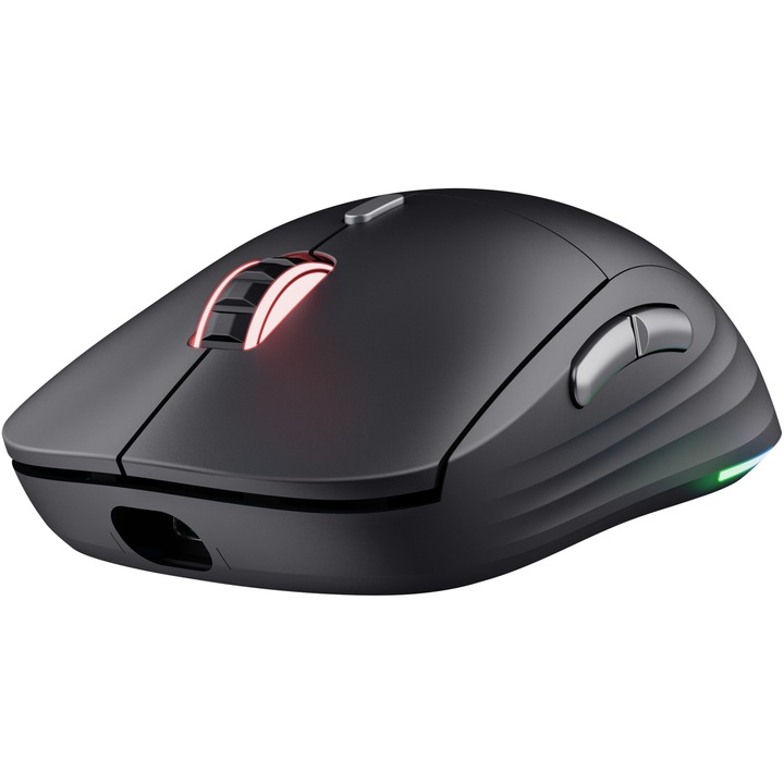 Безжична мишка gaming Trust GXT926 REDEX II, 200-10 000 DPI, пълна 3-зонова RGB, черна