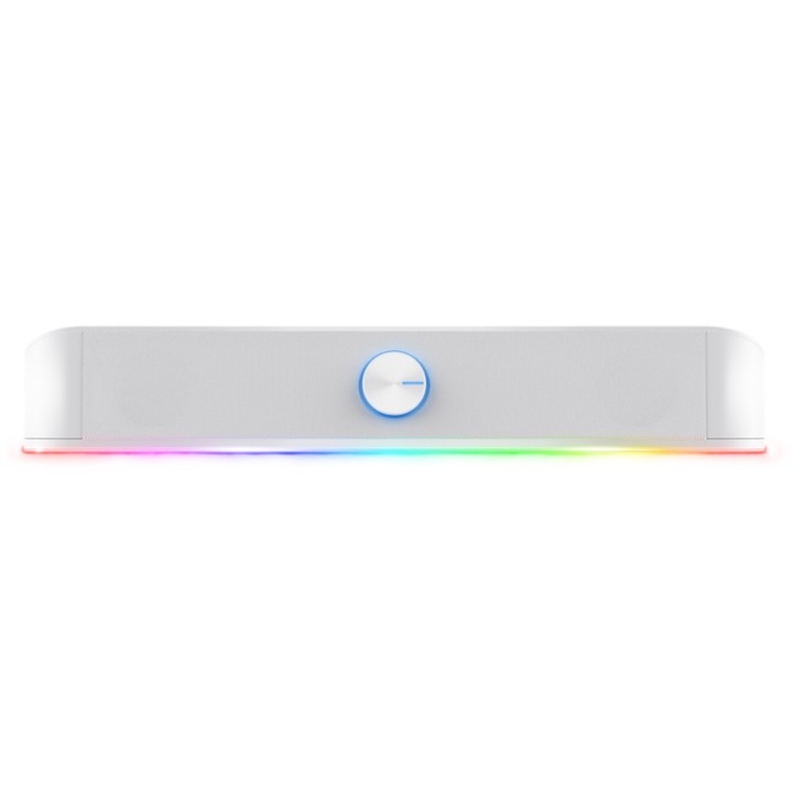 Soundbar Gaming Trust GXT619W THORNE, RGB подсветка, Бял