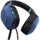 Trust GXT415B ZIROX vezetékes gaming headset, 50mm meghajtók, összecsukható mikrofon, PC, PS4/PS5/Xbox kompatibilis, 2m kábel, kék