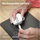 Безжична мишка Trust OZAA+, Multi-Device, тиха, компактна, Bluetooth + 2,4 GHz, 800-3200 DPI, бяла