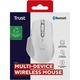 Безжична мишка Trust OZAA+, Multi-Device, тиха, компактна, Bluetooth + 2,4 GHz, 800-3200 DPI, бяла