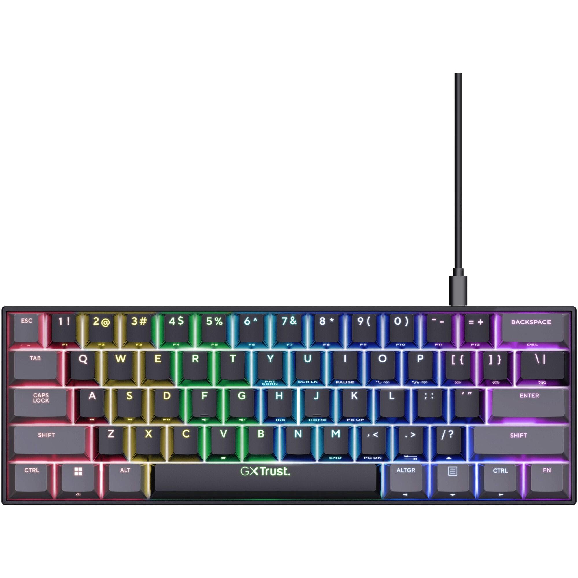 Tastatura Gaming Mecanica ultracompacta Trust GXT867 ACIRA 60